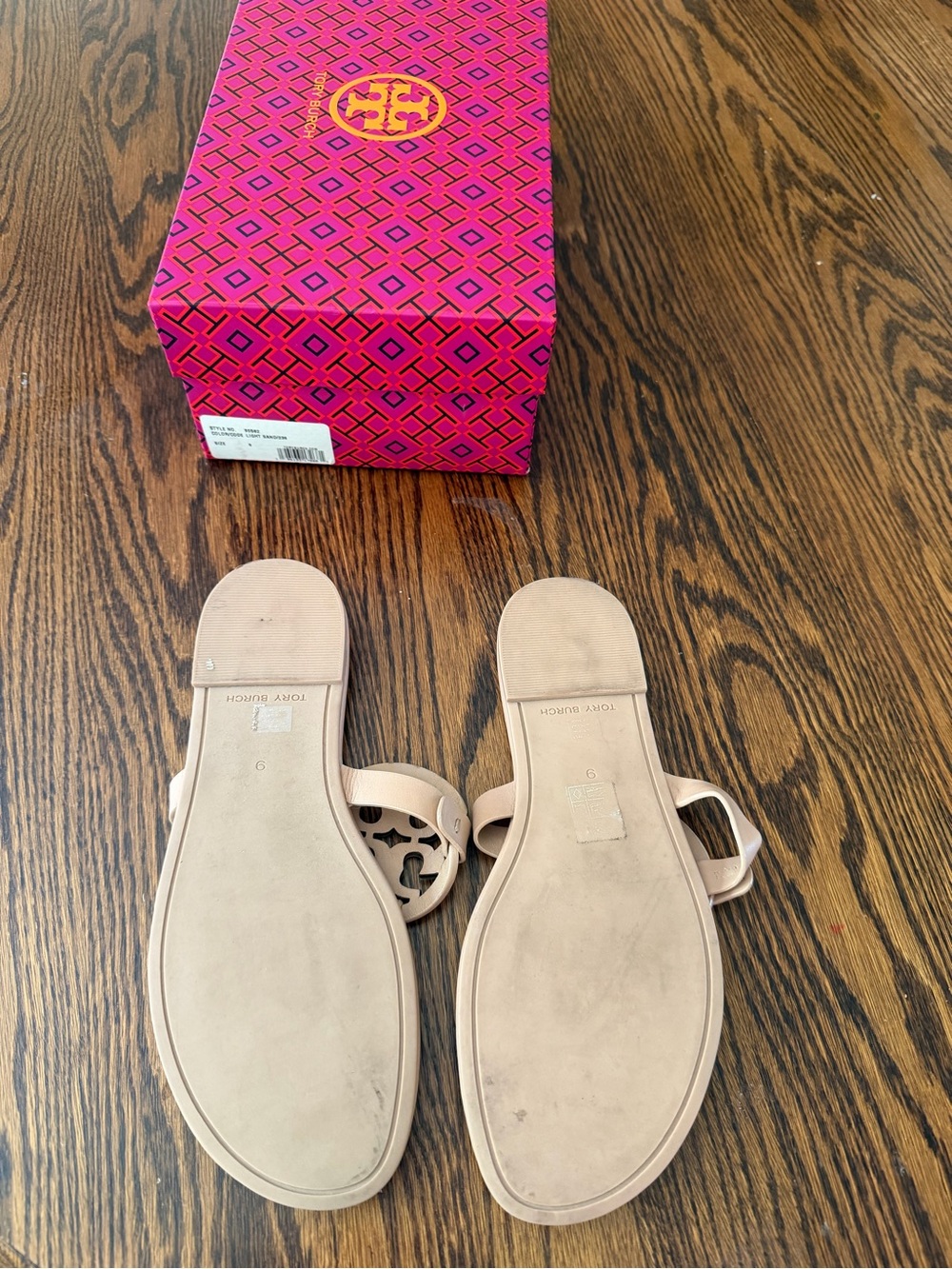 Tory Burch Women's Miller Sandal in Light Pink - Picture 4 of 5